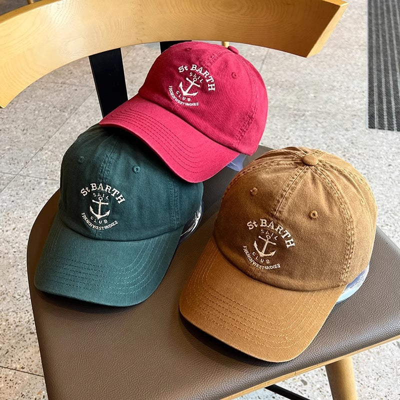 Unisex Nautical-Themed Adjustable Cap Bowlift