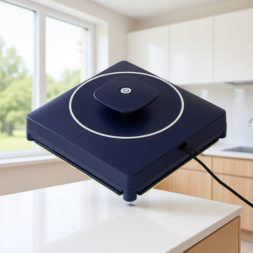smart automatic robotic window cleaner with integrated spray and precision squeegee Bowlift