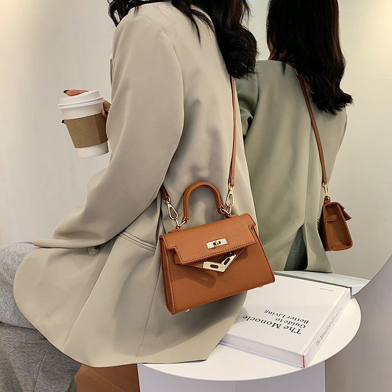 Structured Faux Leather Handbag Bowlift