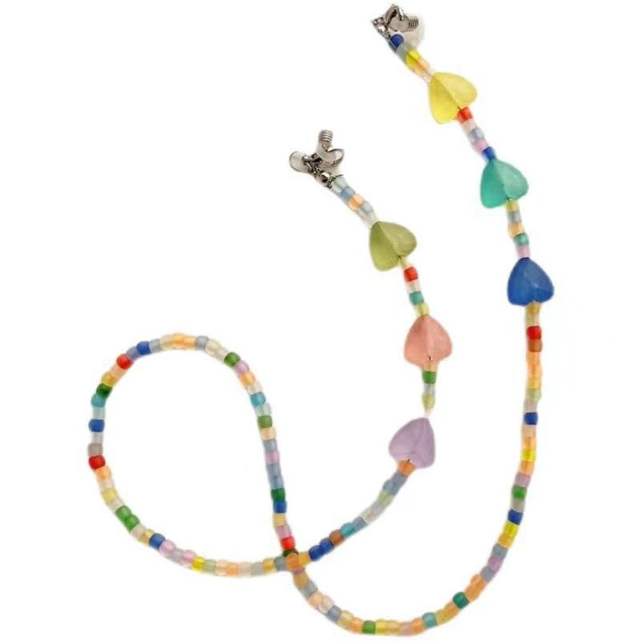 Colorful Bead Glasses Holder Chain Bowlift