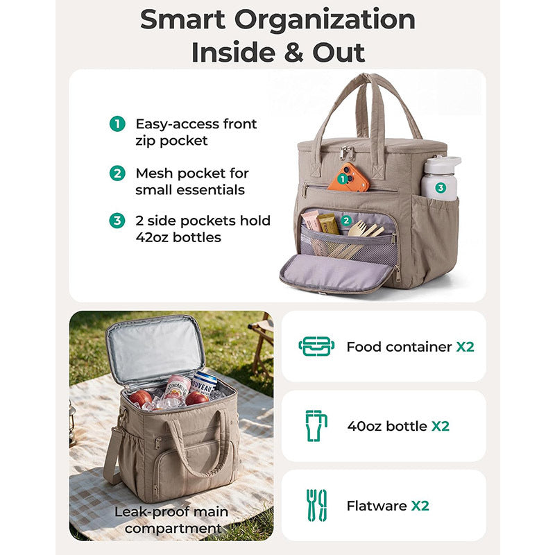 Insulated Multi-Functional Lunch Tote Bowlift