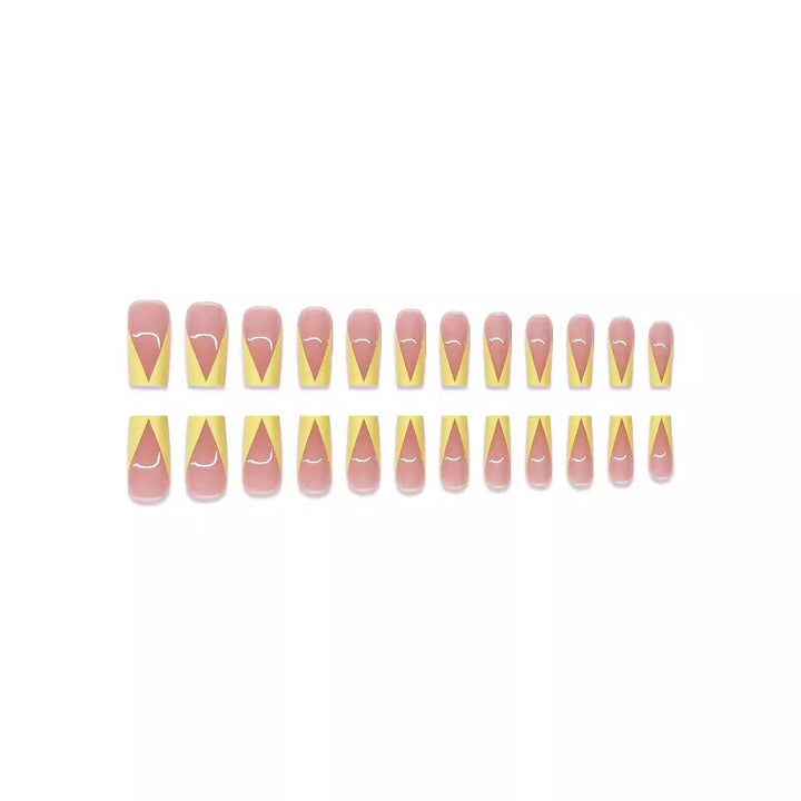 Artistic Geometric Nail Art Bowlift