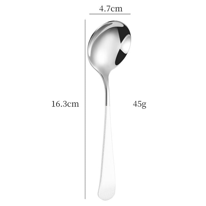 Elegant Dessert Spoon with High-Quality and Non-Slip Grip Design Bowlift