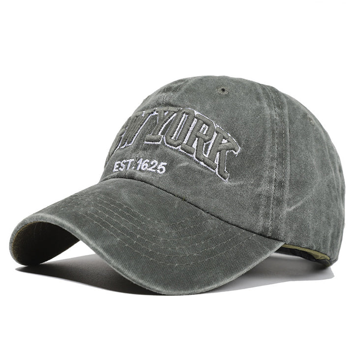 Men's Distressed Embroidered Dad Hat Bowlift