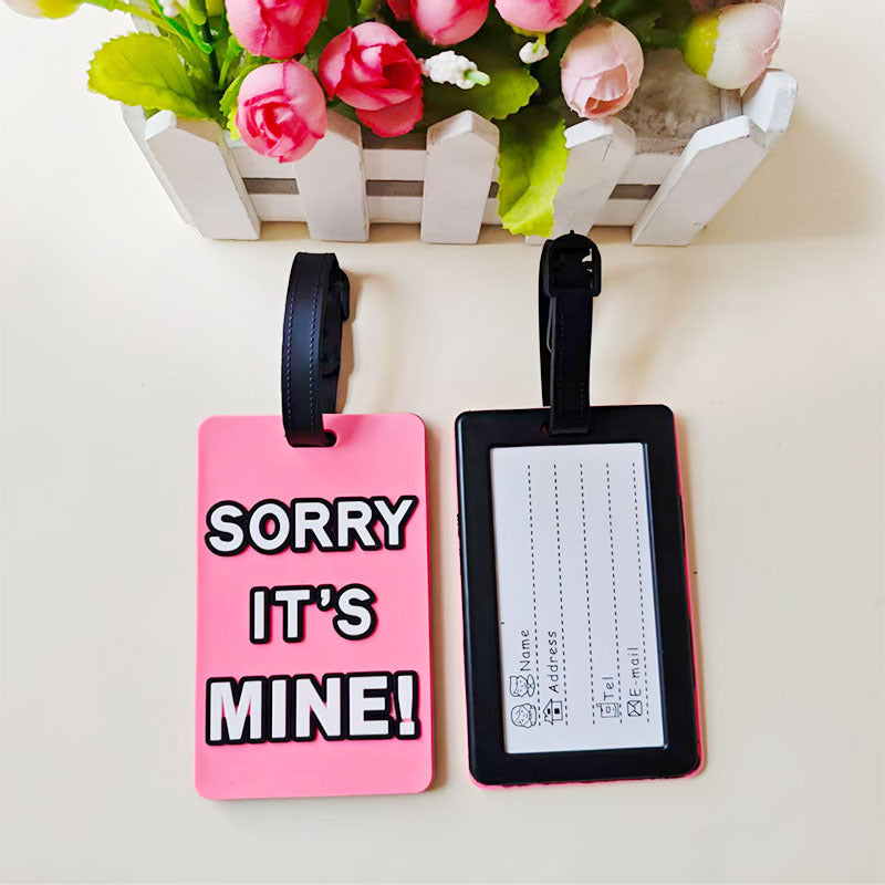 Unisex Fun Statement Luggage Tag Bowlift
