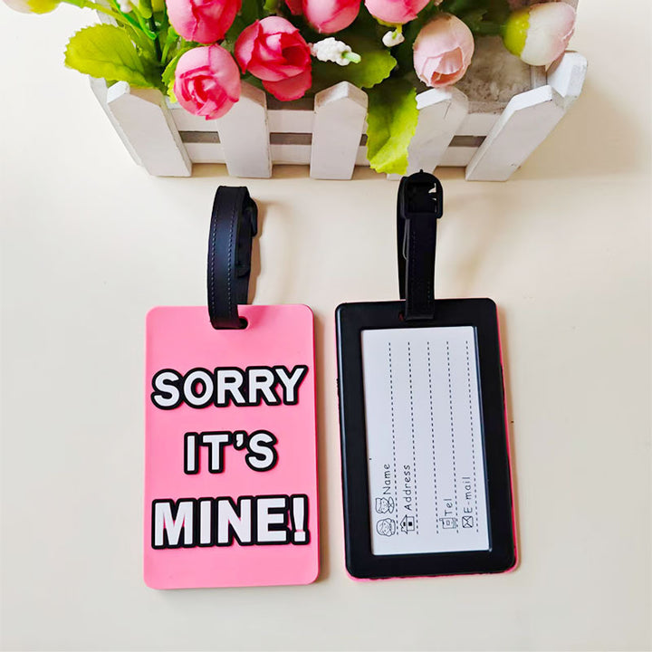 Unisex Fun Statement Luggage Tag Bowlift