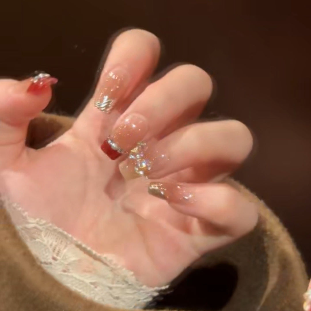 Whimsical Character-Designed Press-On Nail Art Bowlift