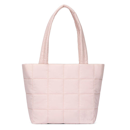 Padded tote bag with innovative quilting Bowlift