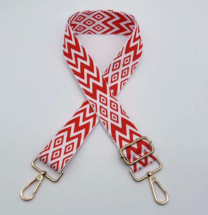 Adjustable Patterned Bag Strap Bowlift