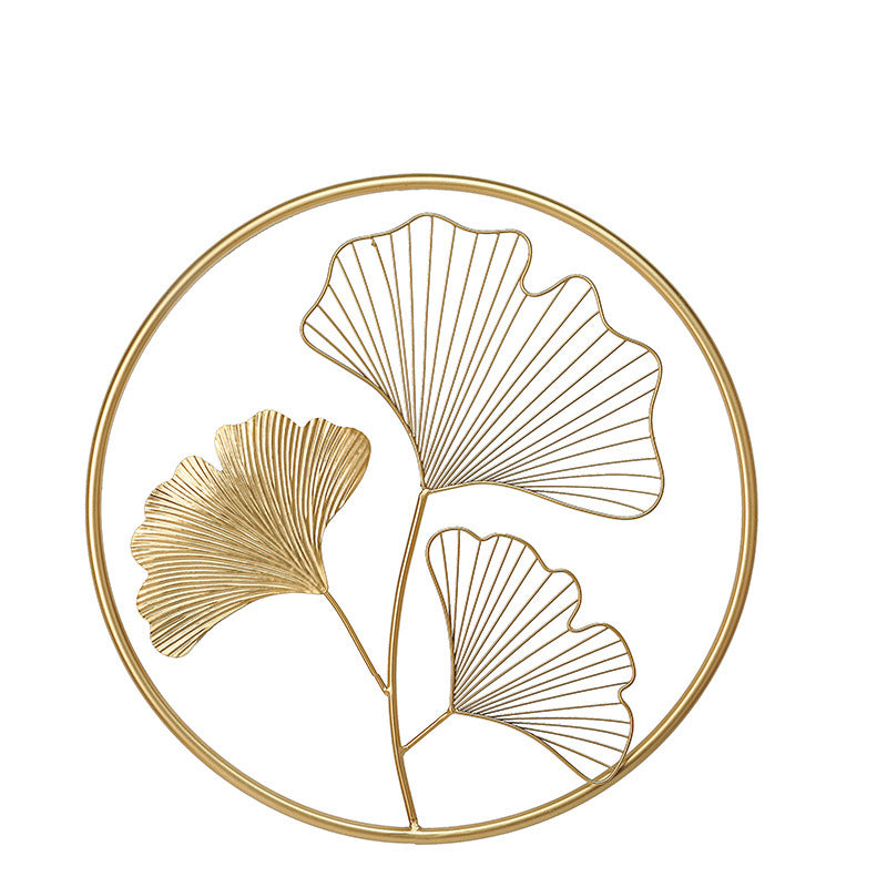 Decorative Metal Ginkgo Leaf Wall Art Bowlift