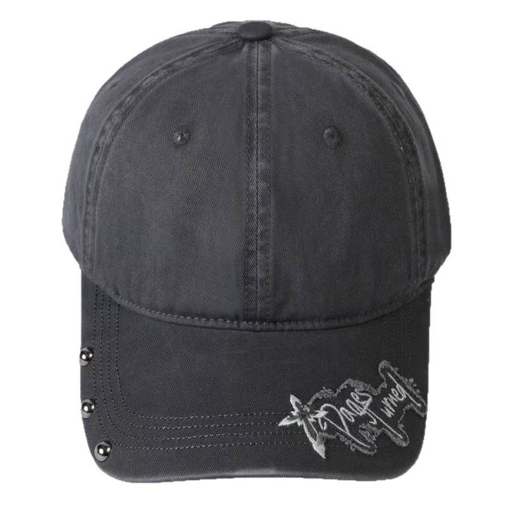 Women's Embroidered Adjustable Baseball Cap Bowlift