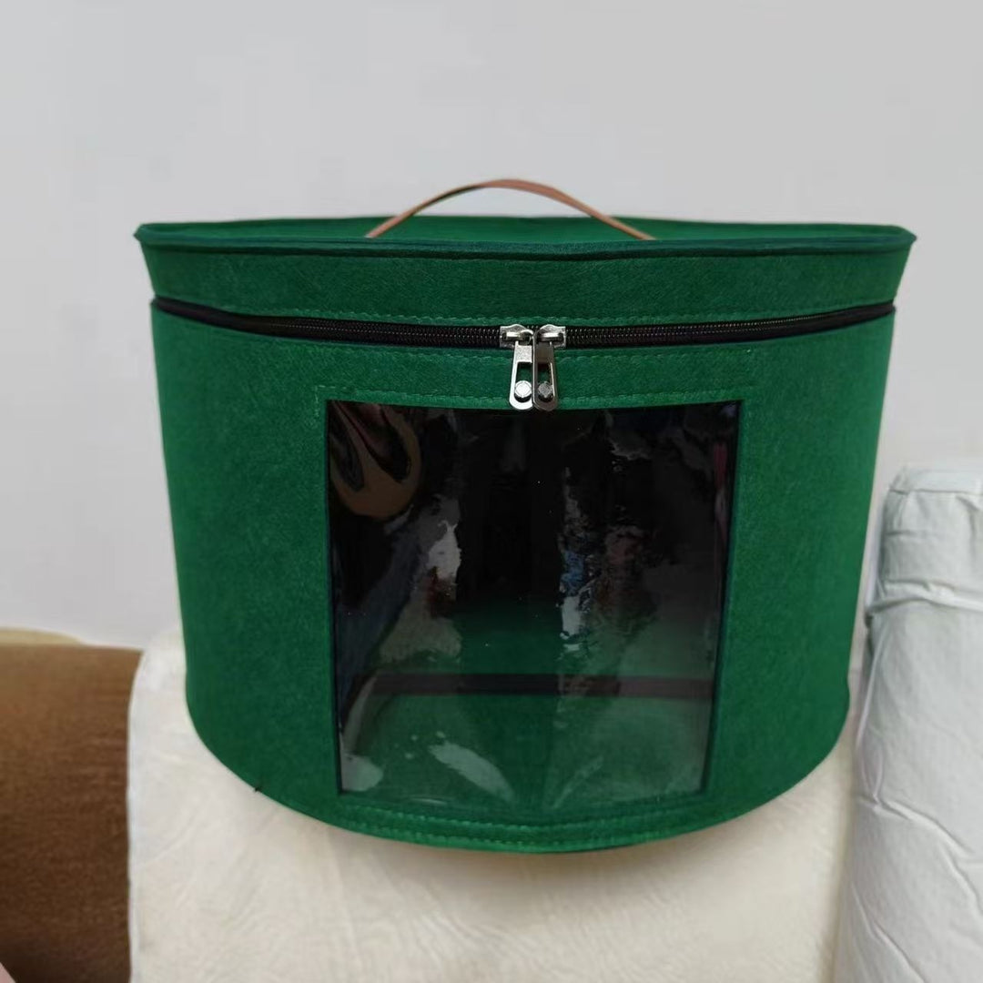 Practical storage basket with viewing window Bowlift