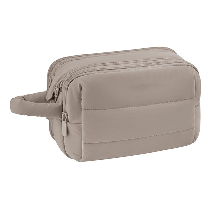 Cosmetic Organizer Bag with Multiple Compartments and Removable Interior Compartment Bowlift