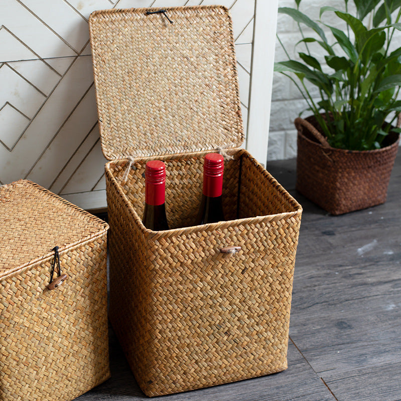 Square Woven Storage Chest Bowlift