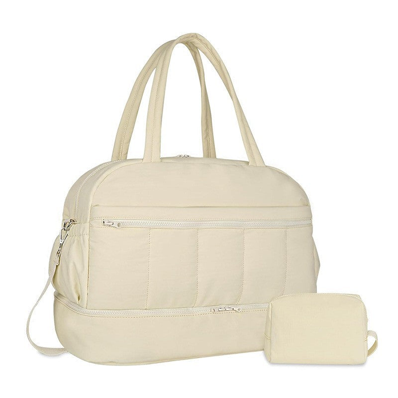Multifunctional Travel Bag with Removable Cosmetic Bag Bowlift