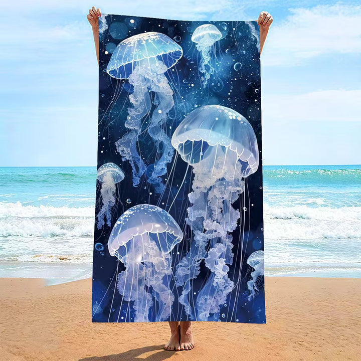 Women's beach towel with creative golf theme Bowlift