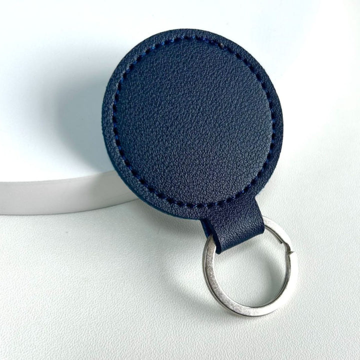 Round Leather Keyring Bowlift