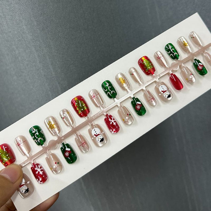 Artistic Ombre Press-On Nail Tips Set Bowlift