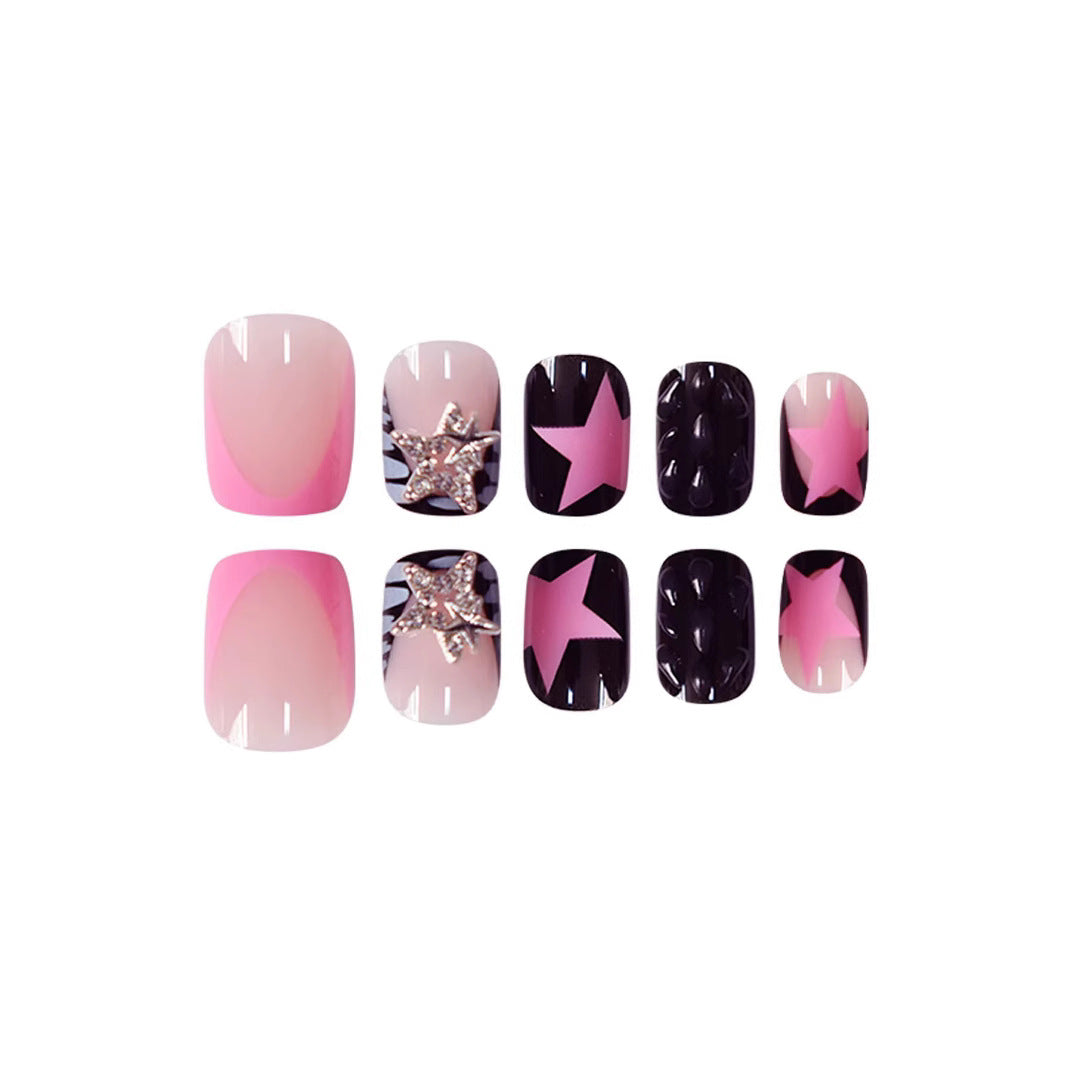 Glamorous Press-On Nail Art Bowlift
