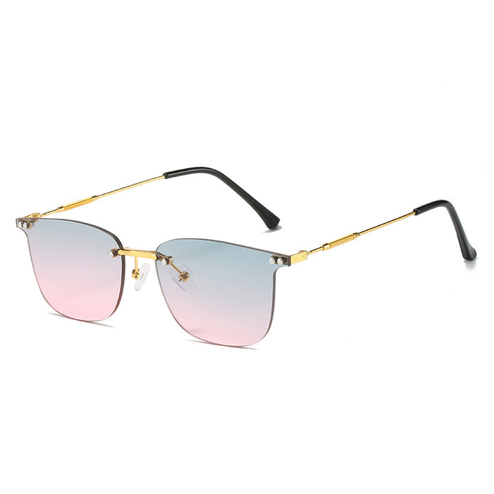Ladies stylish geometric sunglasses with modern glass elements Bowlift