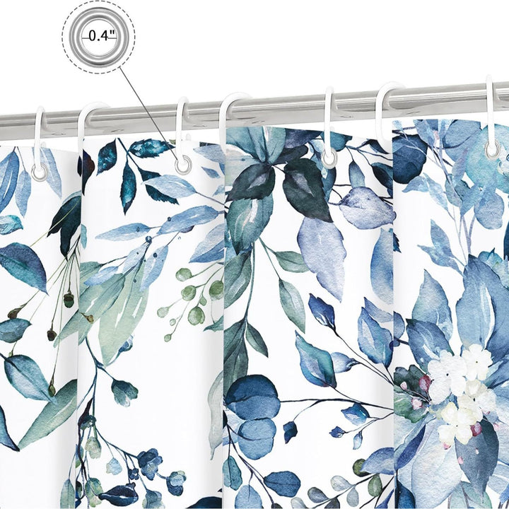 Floral Patterned Shower Curtain Bowlift