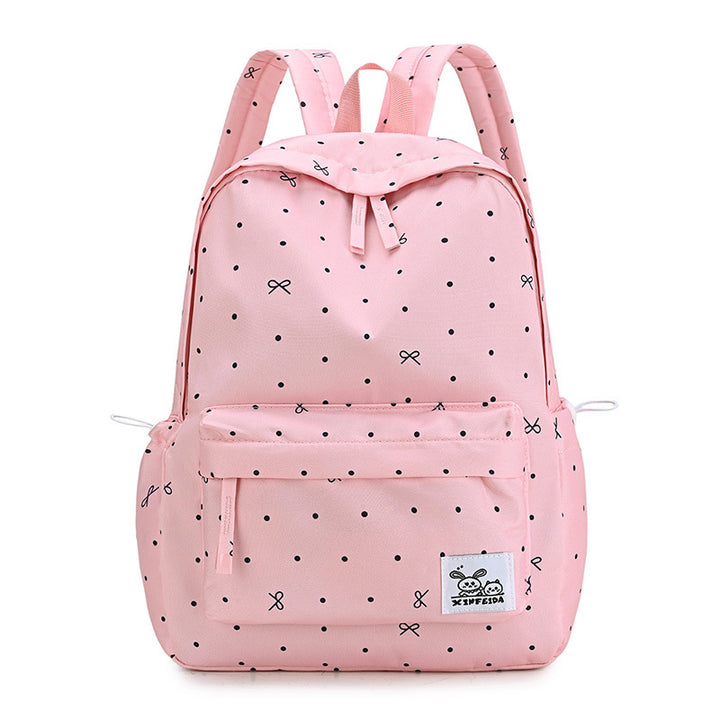 Stylish Polka Dot Backpack
