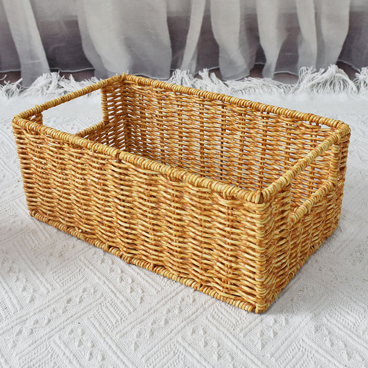 Handcrafted Woven Storage Basket Bowlift