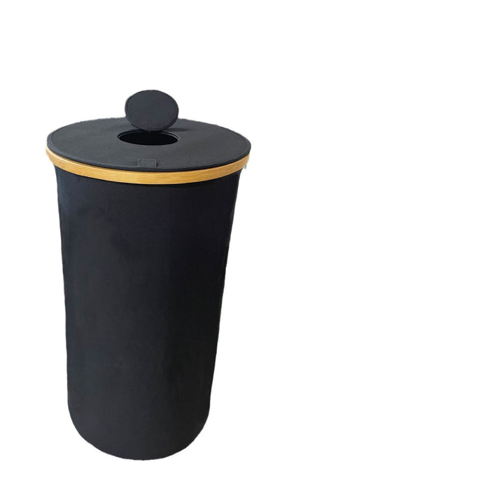 Waste bin with bamboo lid Bowlift