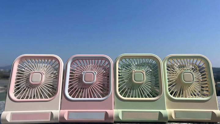 Cute Battery-Operated Table Fan Bowlift