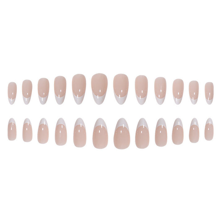 Glossy Natural-Shape Press-On Nails Bowlift