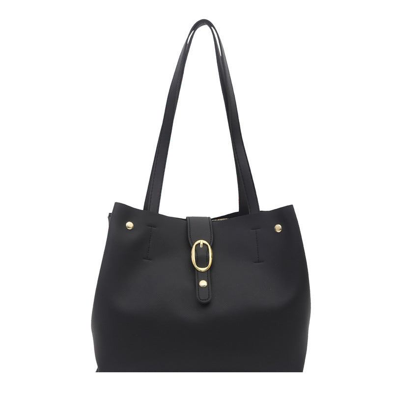 Structured Leather Tote Bag Bowlift