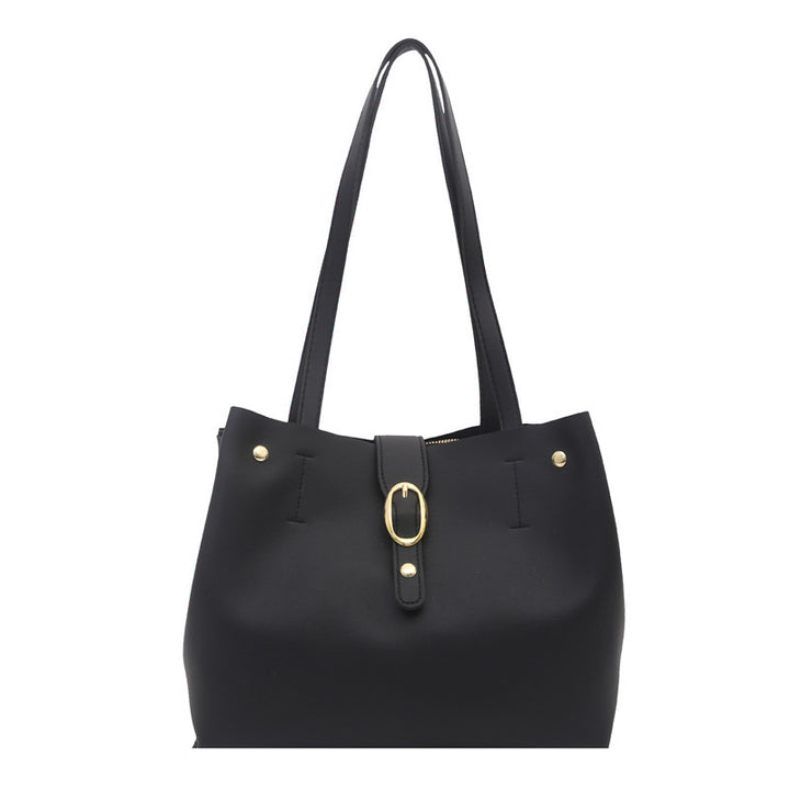 Structured Leather Tote Bag Bowlift
