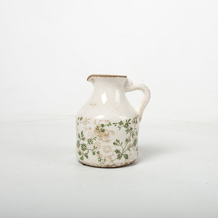 Floral Ceramic Jug Bowlift