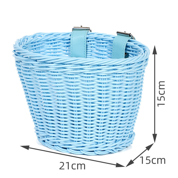 Stylish Woven Storage Basket with Handles Bowlift