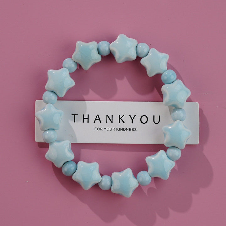 Heart-Shaped Beaded Bracelet Bowlift