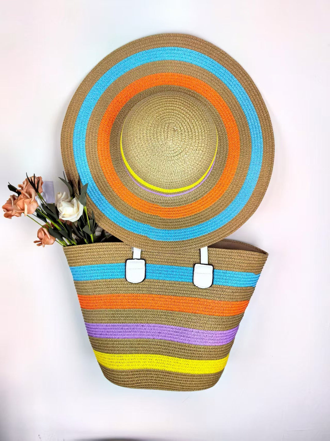 Beach bag with matching sun hat Bowlift