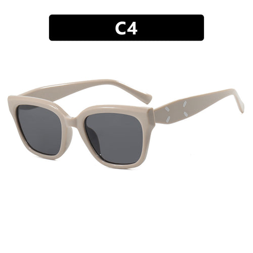 Women's fashionable square sunglasses with UV protection and elegant plastic frame Bowlift