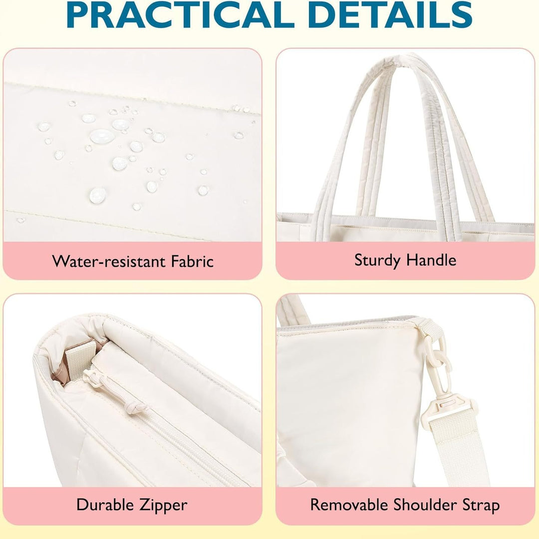 Polyurethane handbag with removable organizer Bowlift