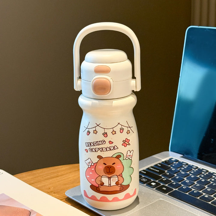 Women's insulated drinking bottle in playful animal design Bowlift