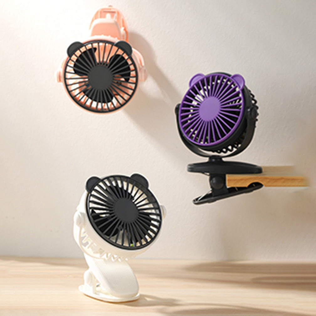 Clip-On Versatile Desk Fan Bowlift