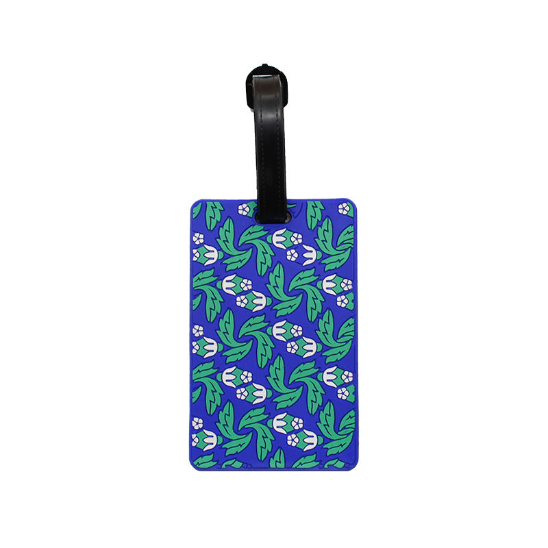 Unisex Luggage Tag with Modern Geometric Design Bowlift