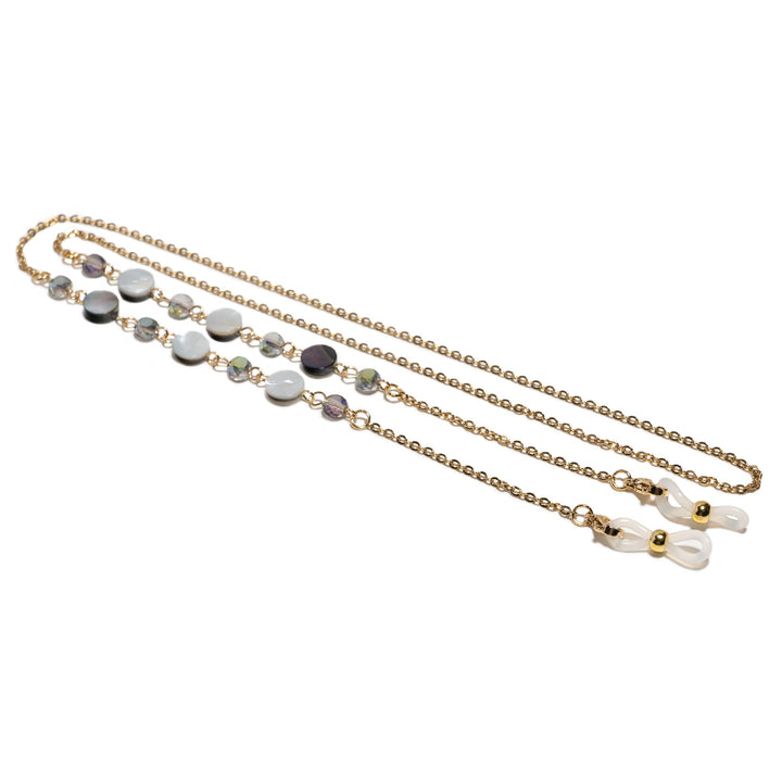 Elegant Beaded Eyewear Chain Bowlift