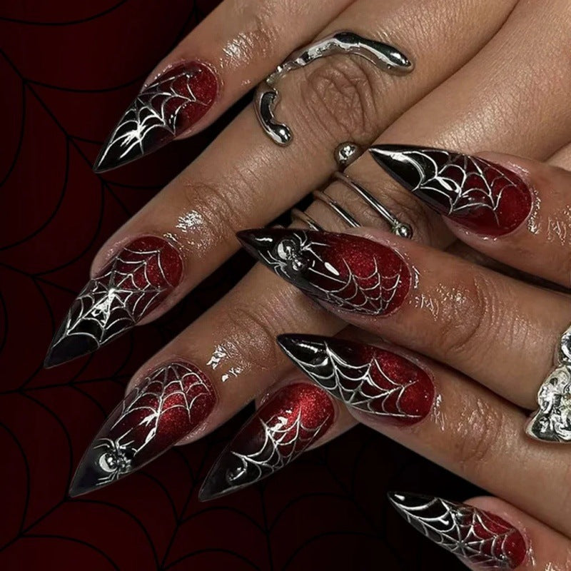 Artistic Spooky-Themed Press-On Nails Bowlift