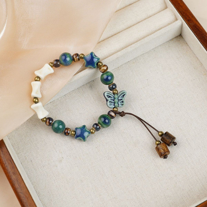 Heart-Shaped Beaded Bracelet Bowlift
