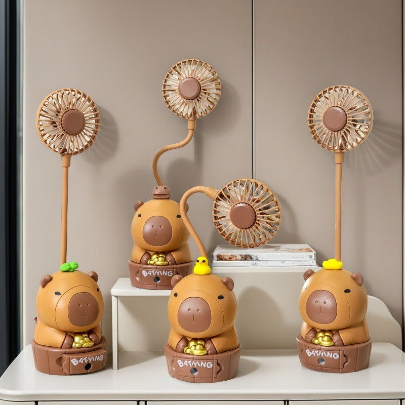 Women's Portable Mini Fan in Cute Bear Design Bowlift