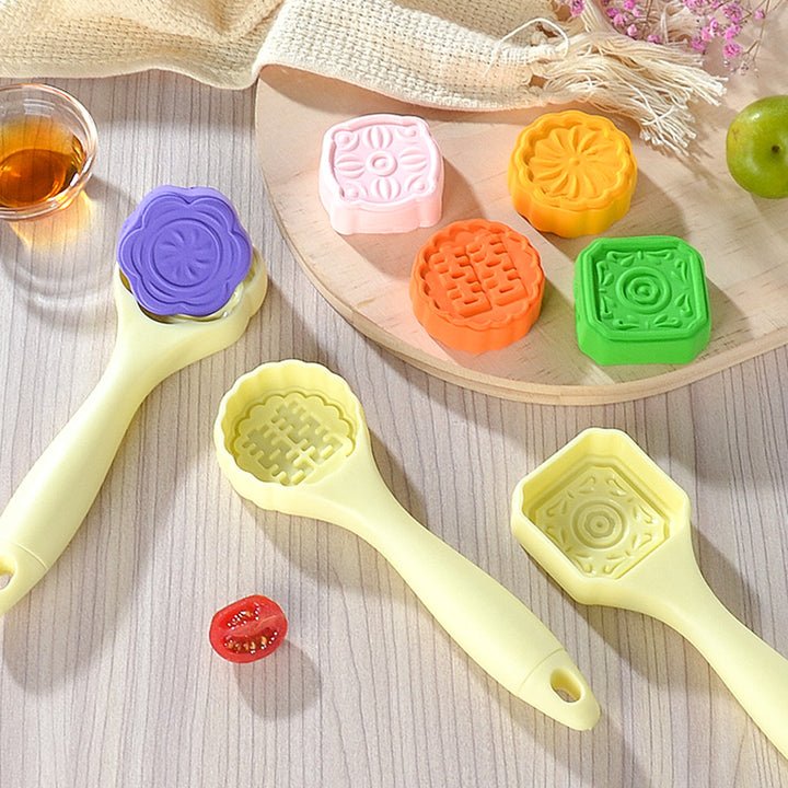 Silicone Cookie Stamp Set with Various Patterns Bowlift