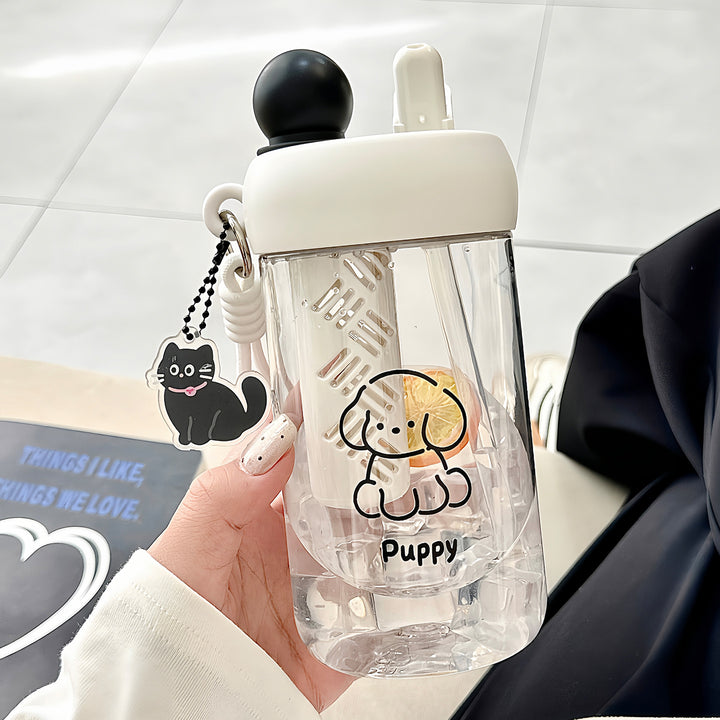 Women’s water bottle with playful design Bowlift