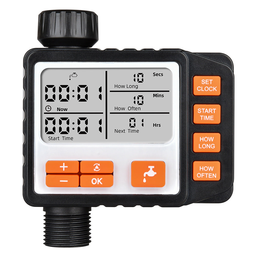 Digital Programmable Garden Hose Water Timer with Large LCD Backlit Display Bowlift