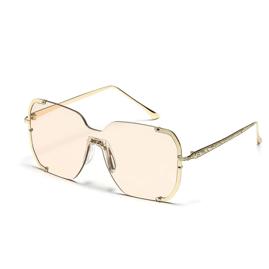 Women large stylish sun protection glasses Bowlift