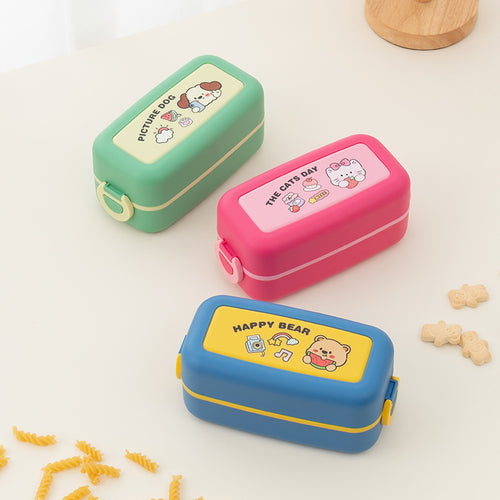 Cute Illustrated Lunch Box